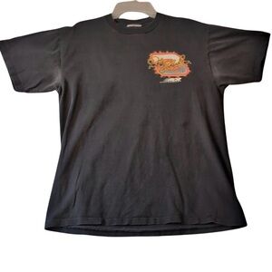Dale Earnhardt Shirt Man in Black Vintage Mens Size Large